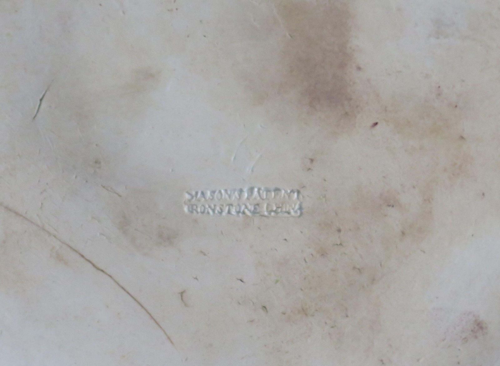 photo vintage Rare Georgian Masons Ironstone Large Wine Cooler Or Ice Pail, English Circa 1818