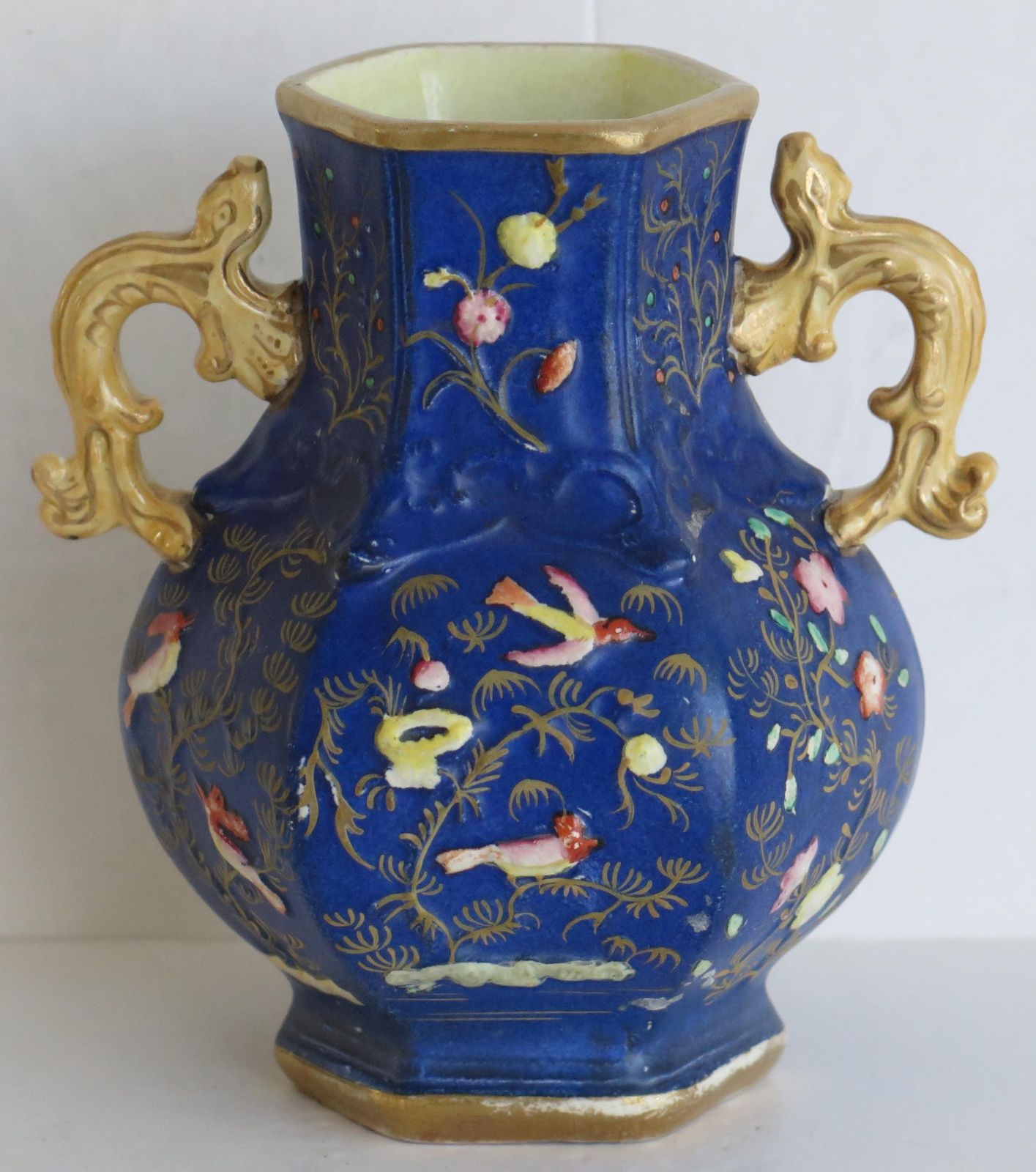 Mason's Ironstone Vase In A Rare Relief Moulded Pattern, English, Circa 1840 photo furniture