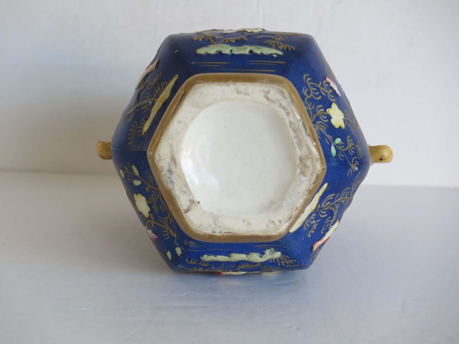 352.0 Mason's Ironstone Vase In A Rare Relief Moulded Pattern, English, Circa 1840 photo