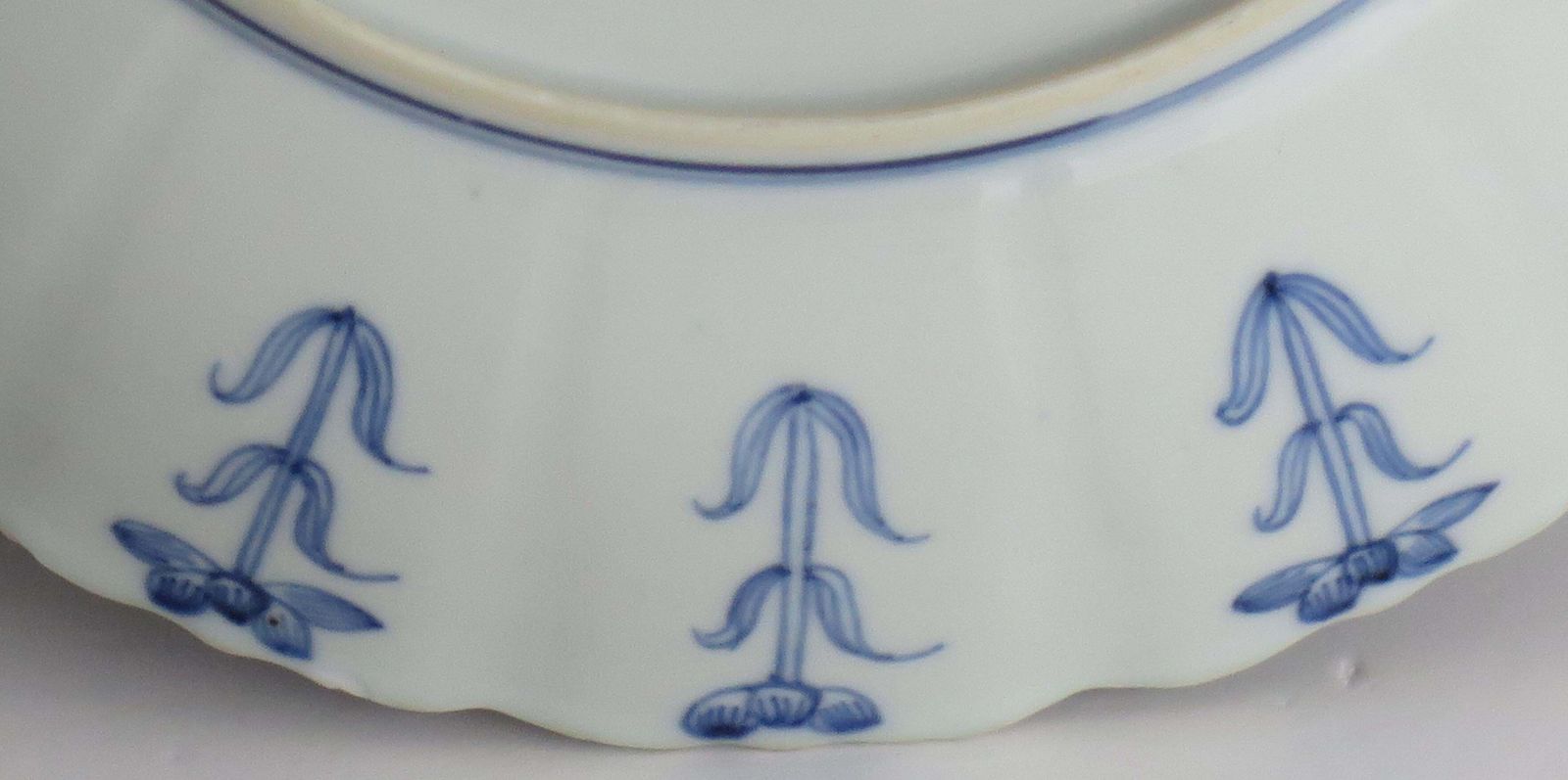 photo for sale Kangxi Period Chinese Plate Porcelain Blue & White Chenghua Mark, Circa 1680