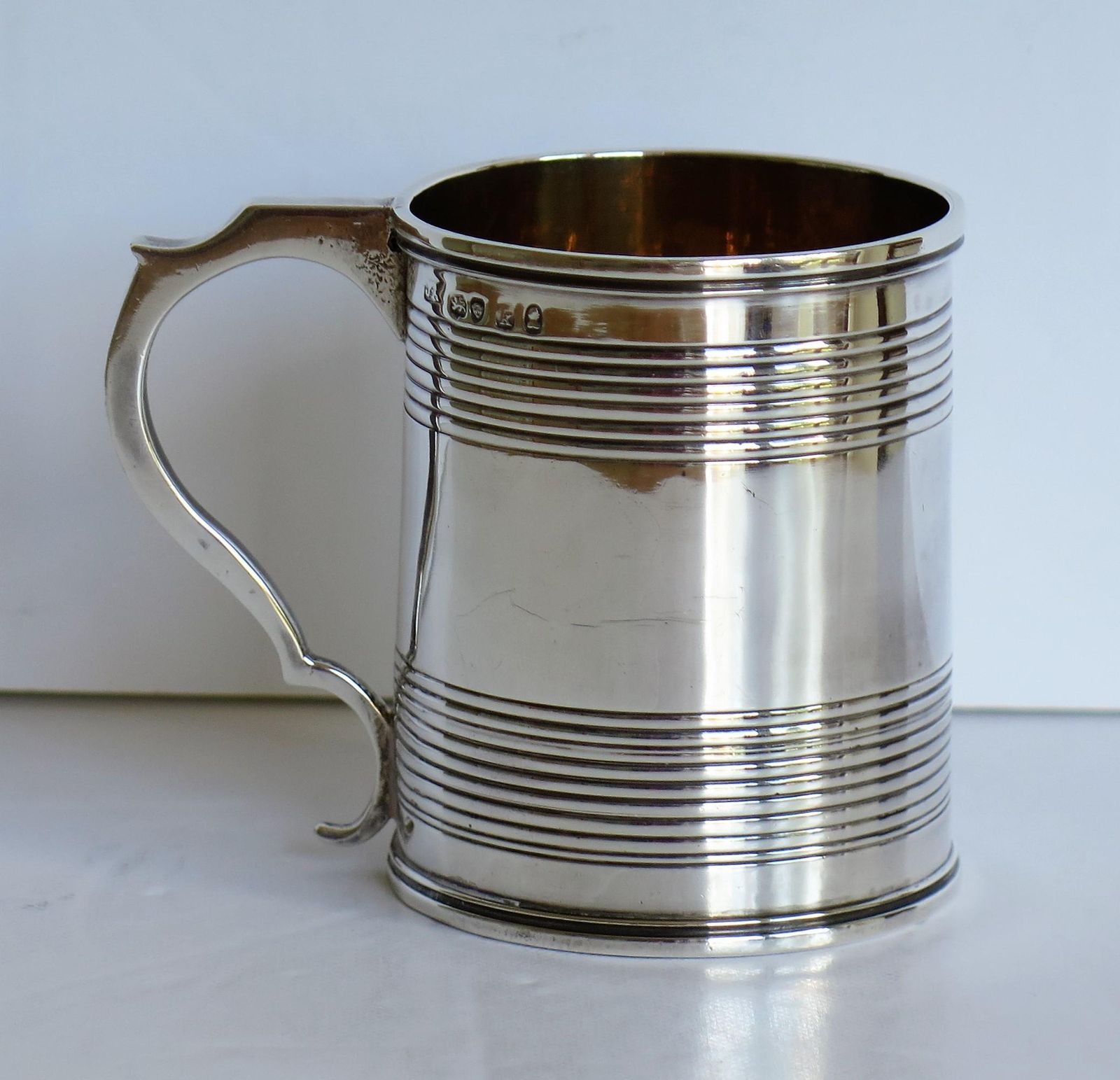 Georgian Sterling Silver Christening Mug By Joseph Angell, London 1825 photo for sale