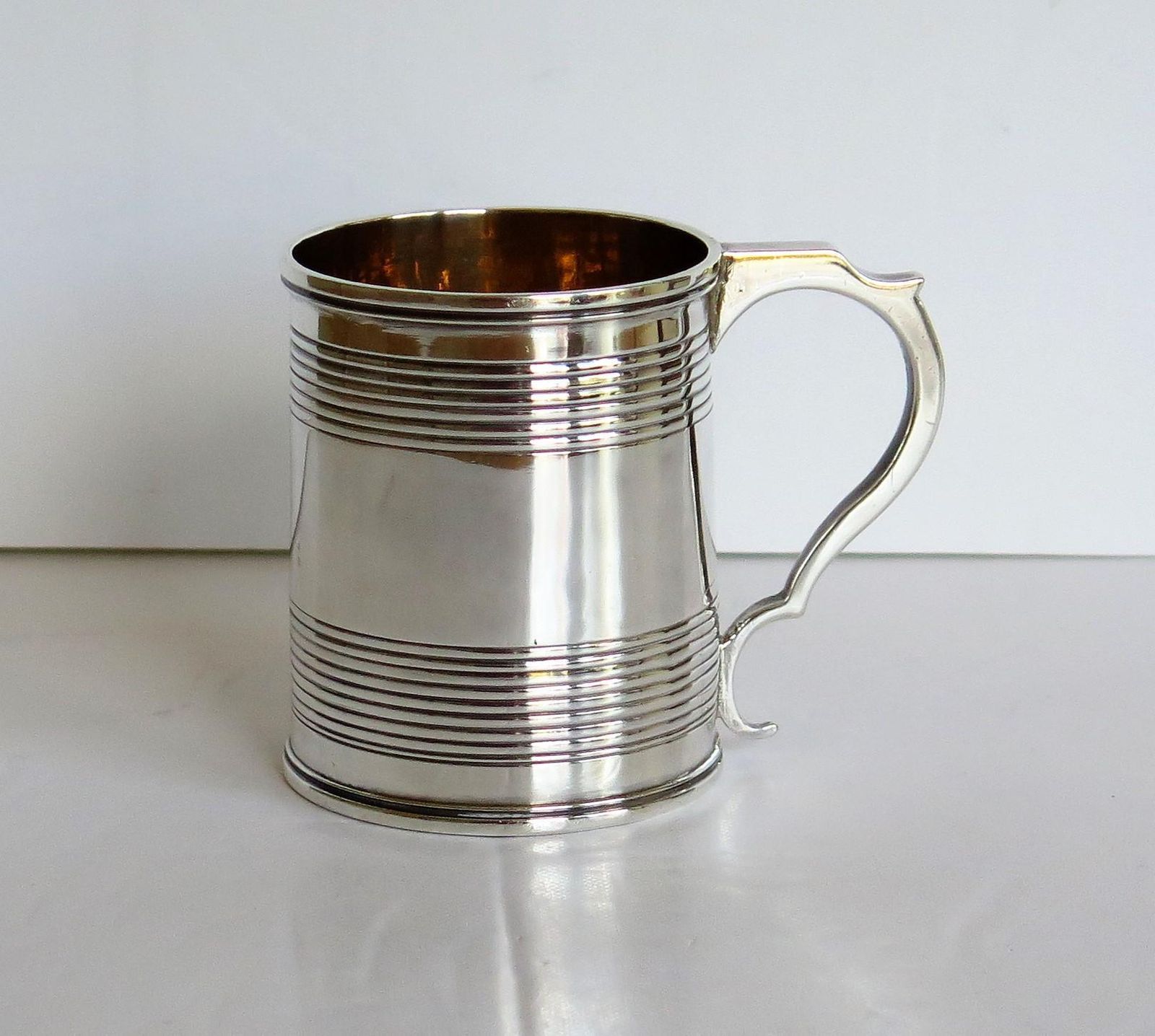 Georgian Sterling Silver Christening Mug By Joseph Angell, London 1825 photo Home Decor