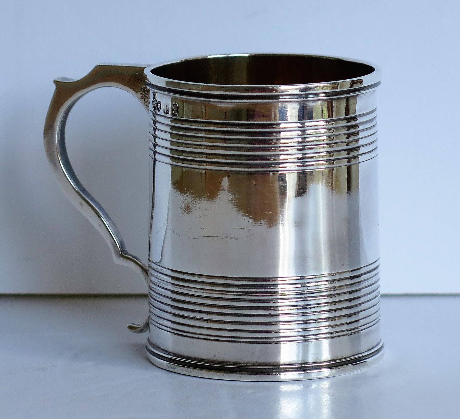 Georgian Sterling Silver Christening Mug By Joseph Angell, London 1825 photo buy