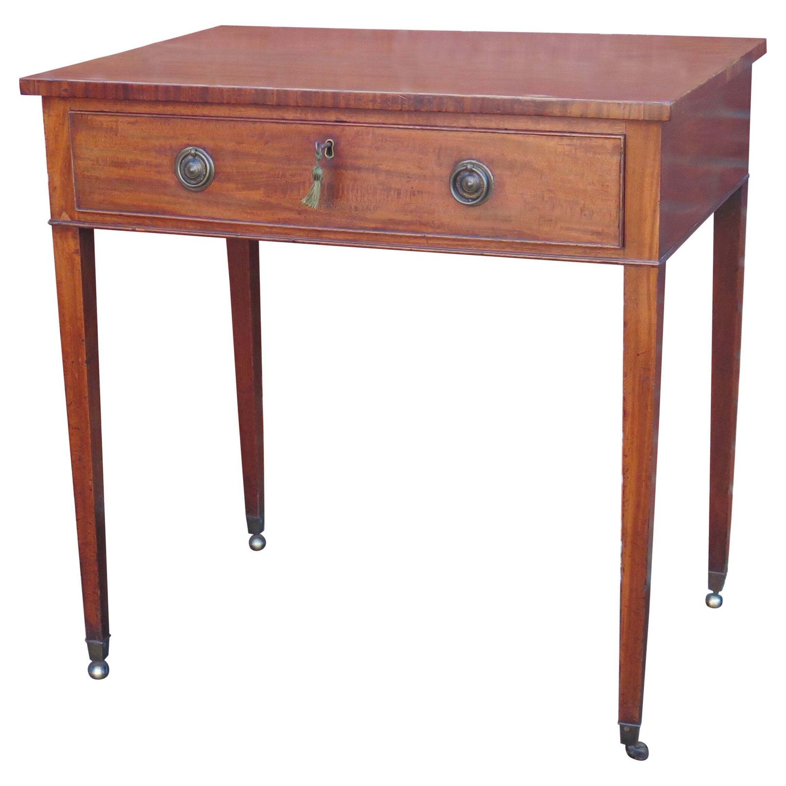 18thc Writing Table Or Dressing Table, George III Sheraton Period Circa 1790
