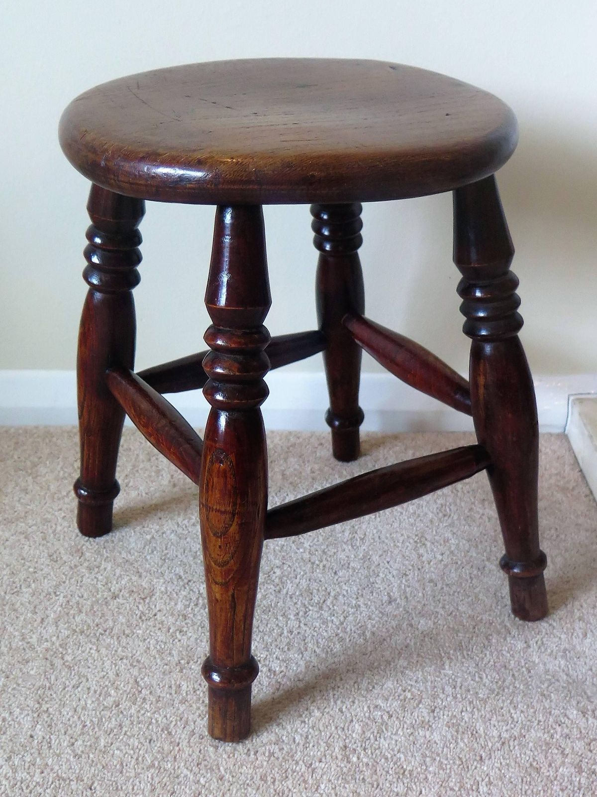 Elm Stool Or Stand North East Yorkshire English Maker, Circa 1850 photo furniture