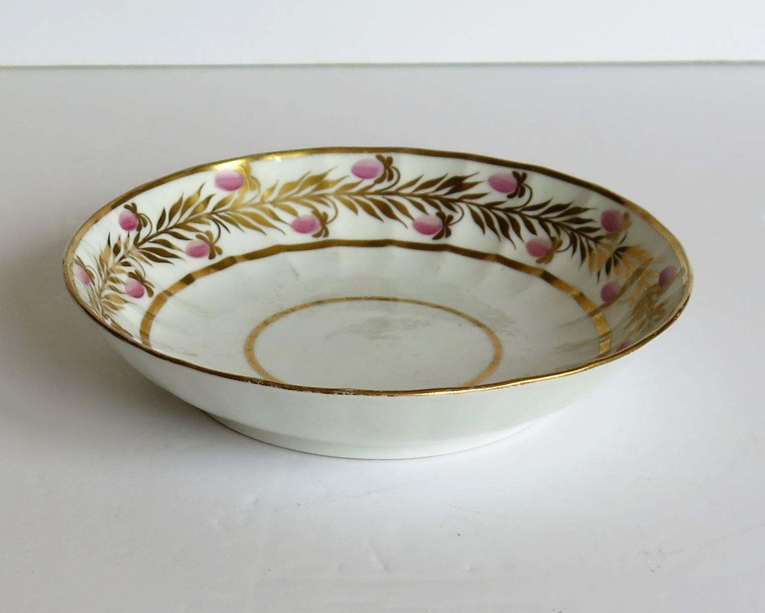 Home Decor Georgian Coalport Porcelain Trio Hand Painted And Gilded, Circa 1790 1800 photo