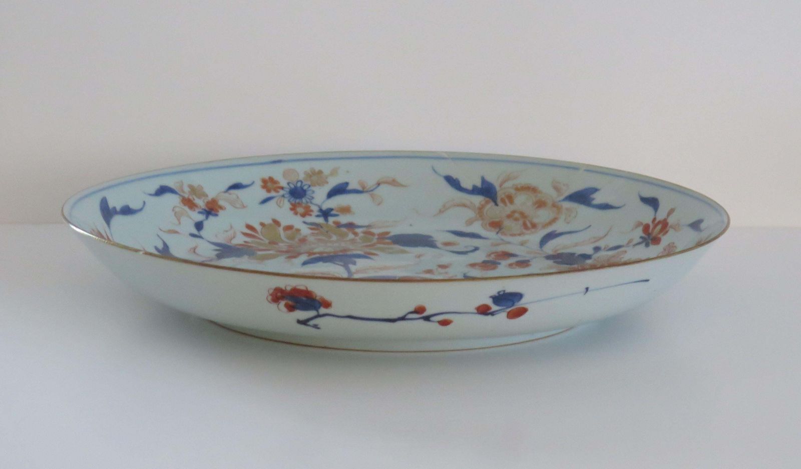 Chinese Kangxi Mark & Period Very Large Imari Dish Or Plate Porcelain, Ca 1710 photo 1085.0