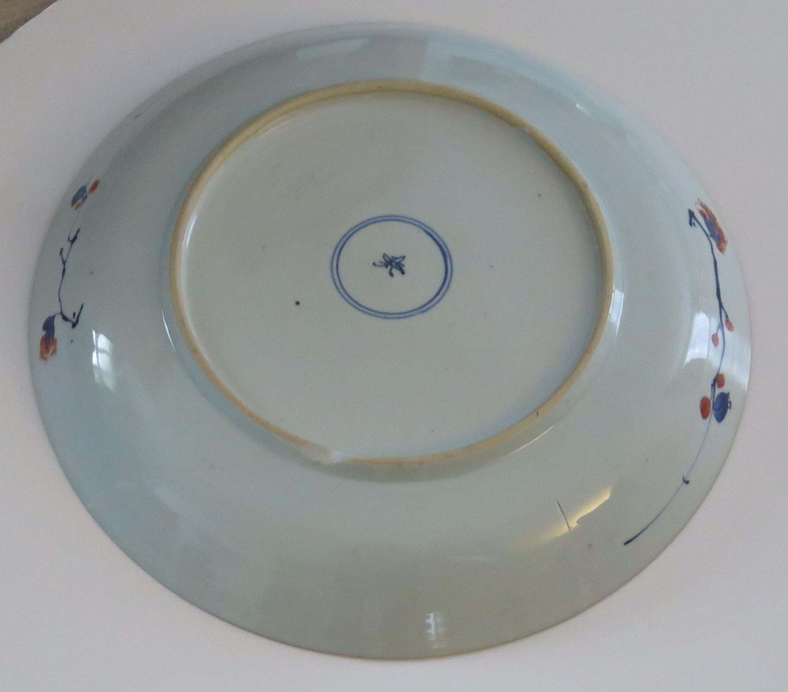 1085.0 Chinese Kangxi Mark & Period Very Large Imari Dish Or Plate Porcelain, Ca 1710 photo