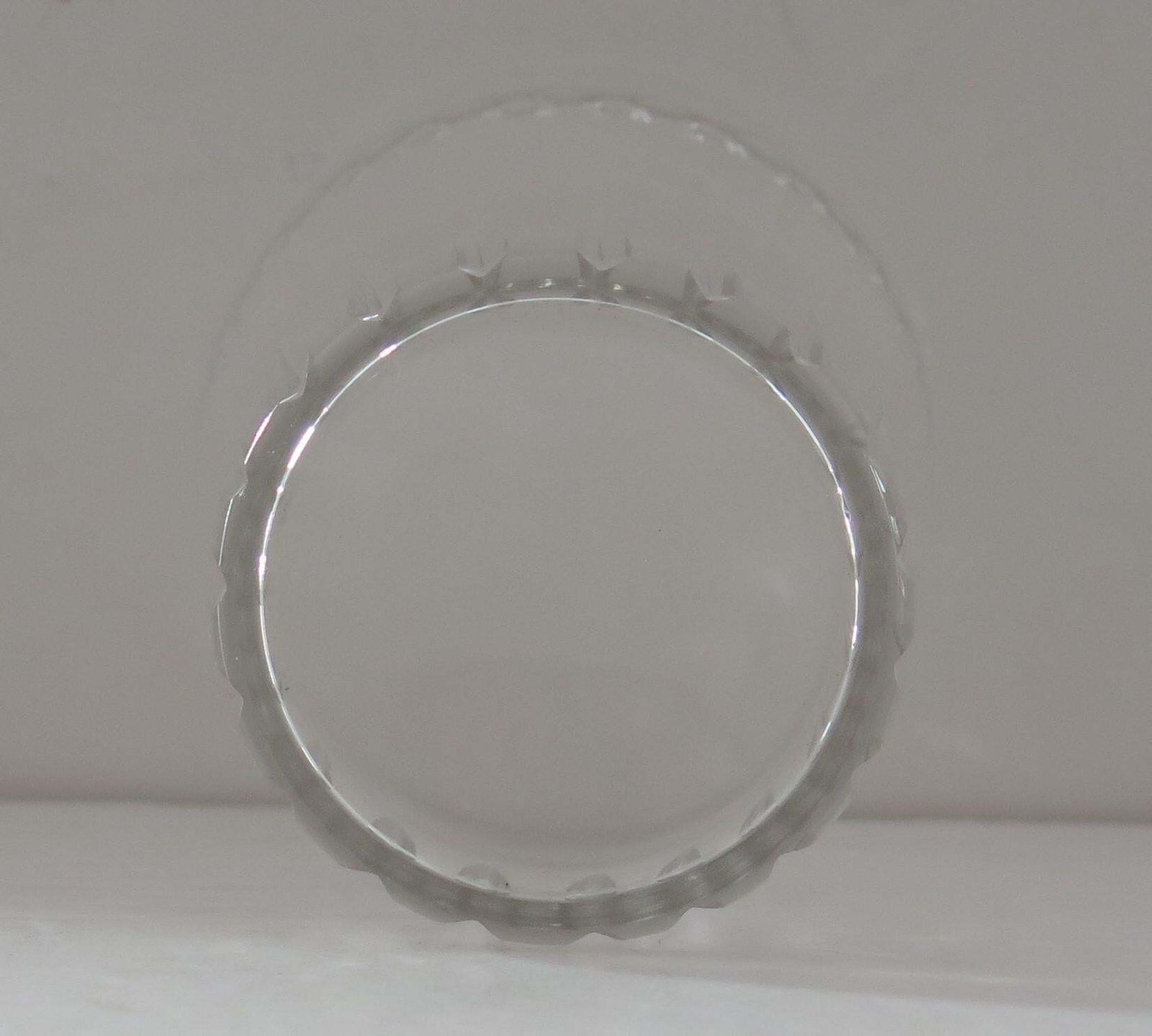 photo vinterior Set Of Six Edwardian Glass Tumblers Engraved Drinking Glasses, Circa 1905