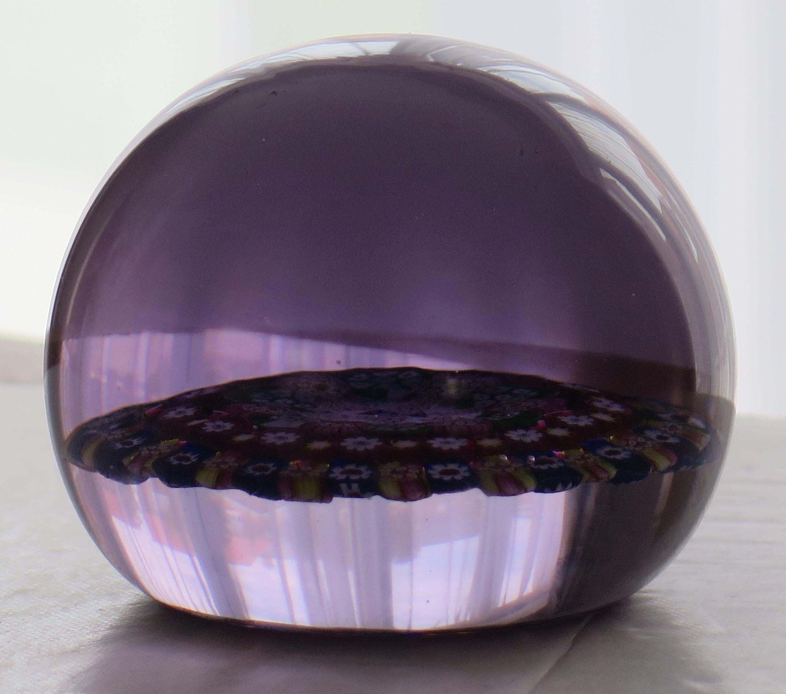 Paul Ysart Glass Paperweight With Py Cane Early Period, Scotland Circa 1930s photo vintage