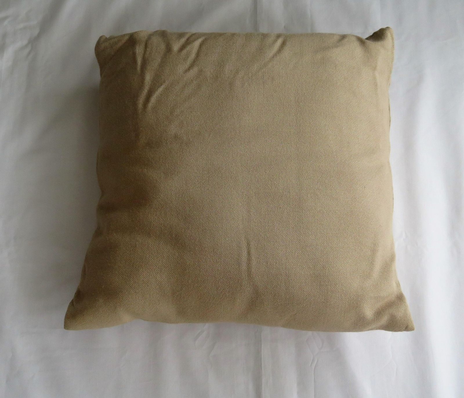 photo buy Hand Embroidered Cushion Or Pillow, English Circa 1940s