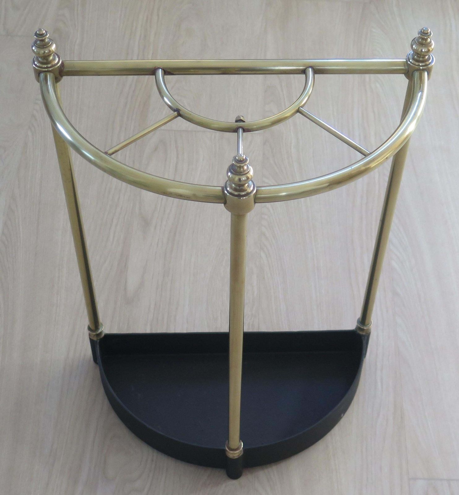 Victorian Brass Stick Or Umbrella Stand, English Circa 1880 photo vinterior