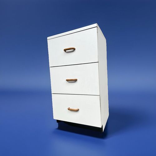 Vtg Late Mid Century Medical Chest Of Drawers Modernist Style Post Modern Retro