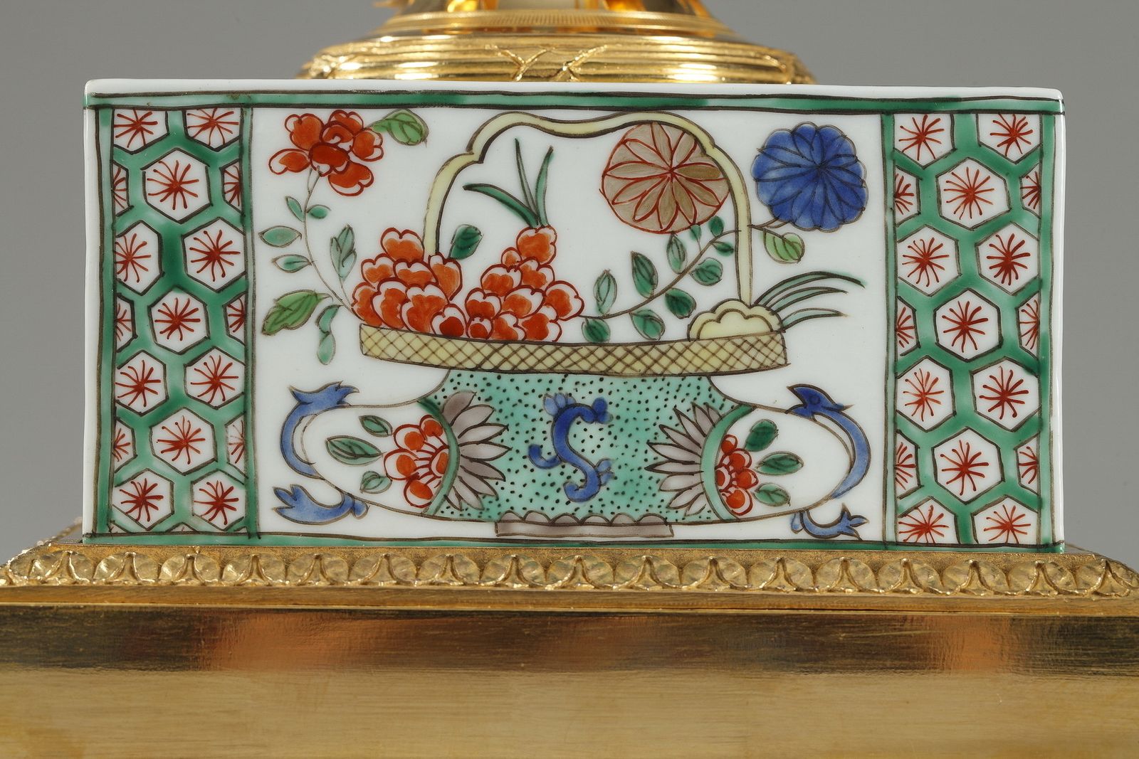 Encrier en porcelaine « famille verte » par Samson photo vinterior