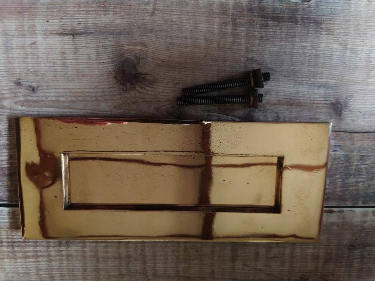 photo furniture Vintage Copper Brass Door Letter Plate
