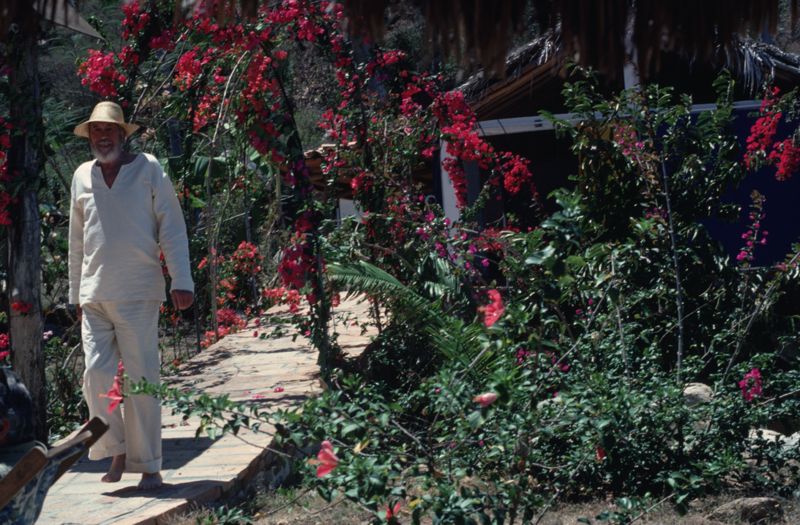 Slim Aarons 'John Huston' Framed White