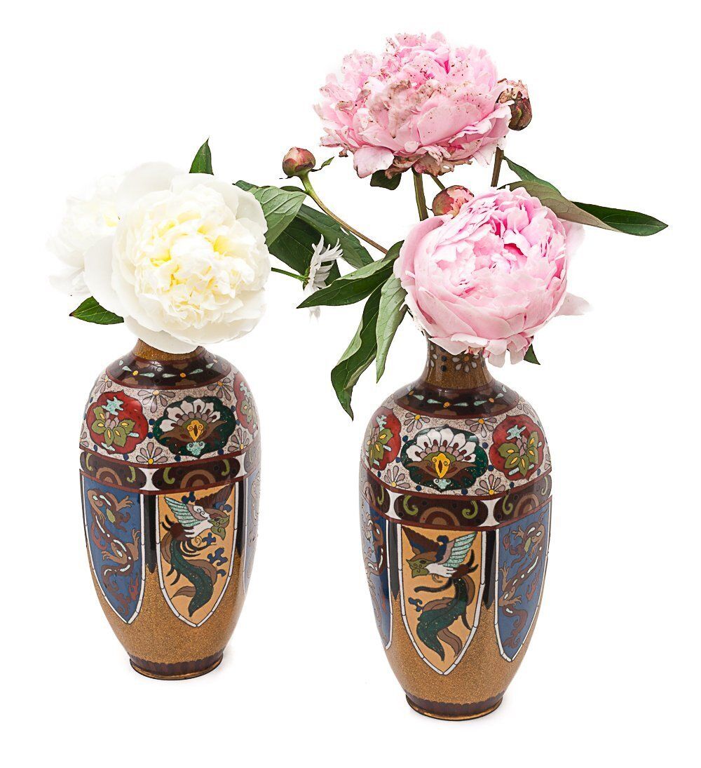 photo for sale Pair Of Japanese Vases, 1800s, Antique