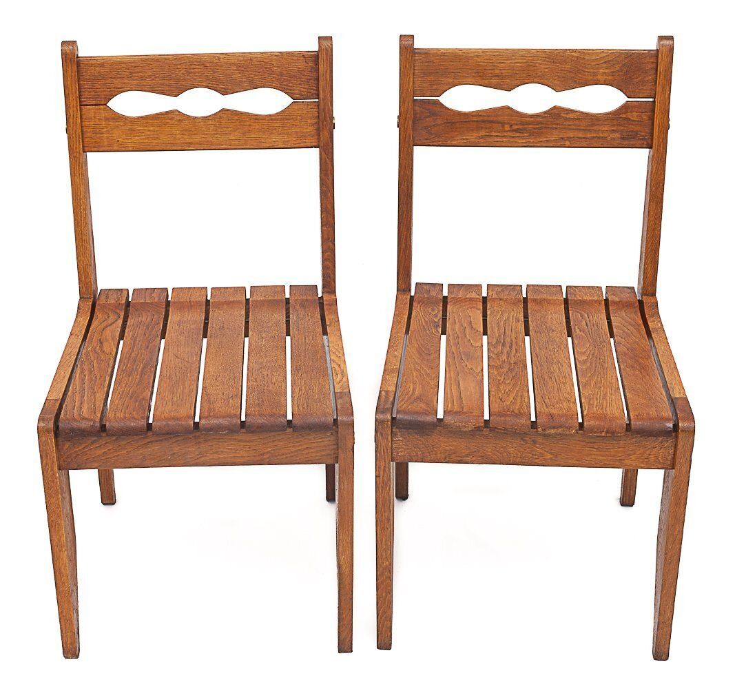 Set Of 4 Guillerme And Chambron Chairs photo furniture