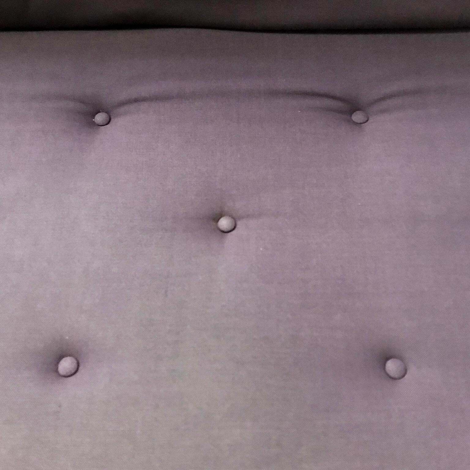 2005.0 1968, Kho Liang Ie For Artifort, Chrome Base 2 Seat, Redone In Purple Fabric photo