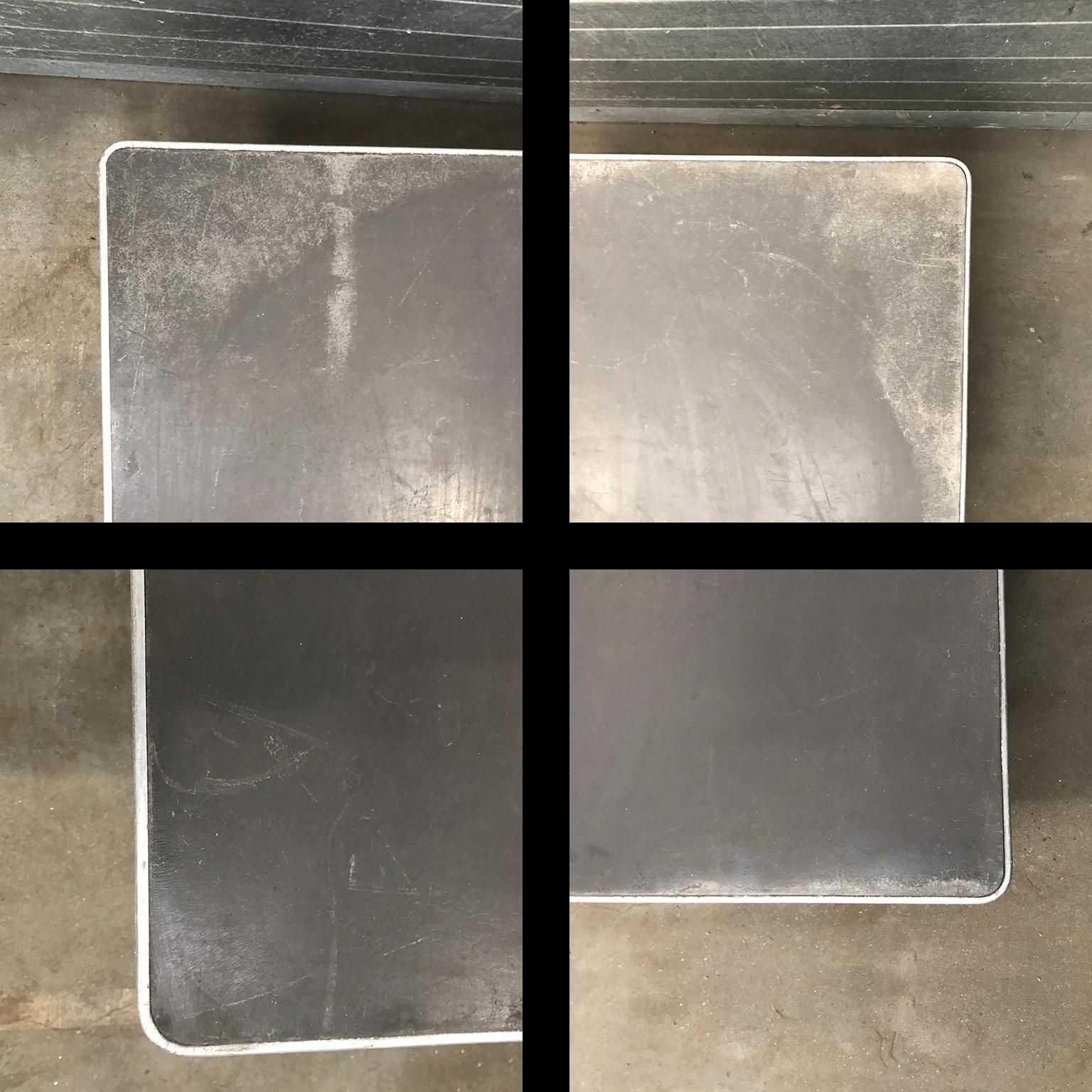 photo furniture Very Rare Gispen 412 Grey Square Coffee Table, Museum Piece, Circa 1930