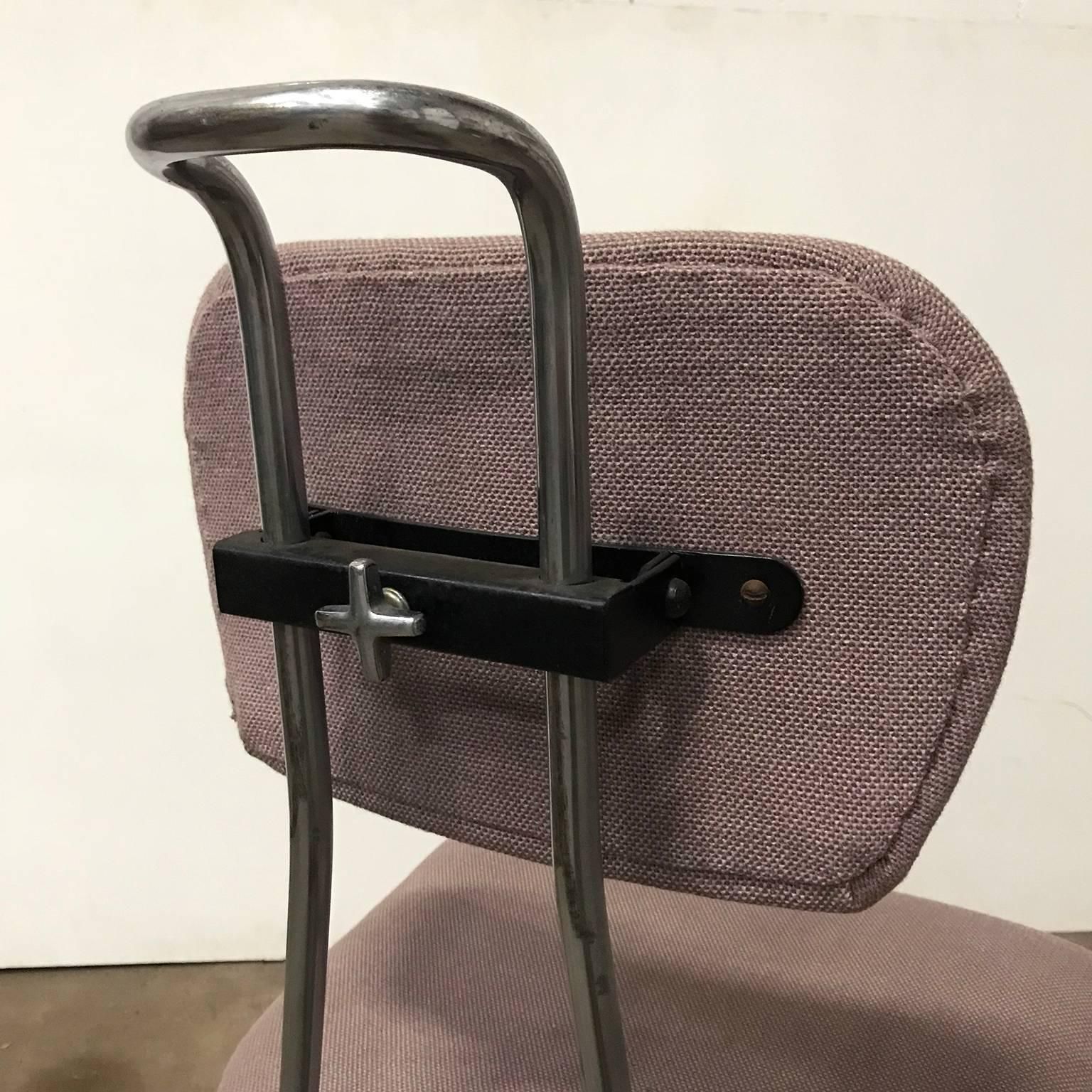 1932, W.H. Gispen For Gispen Culemborg, Holland, Original Pre War Typing Chair photo vinterior
