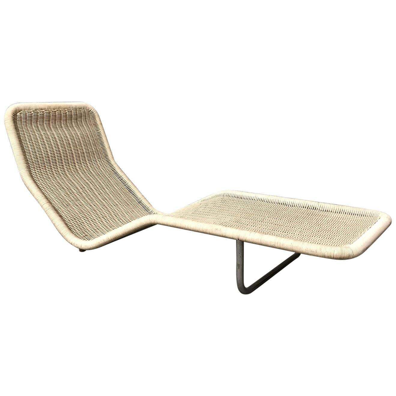 1968, Antti Nurmesniemi, For Tecta Germany, Plastic Wicker Lounge Chair F10