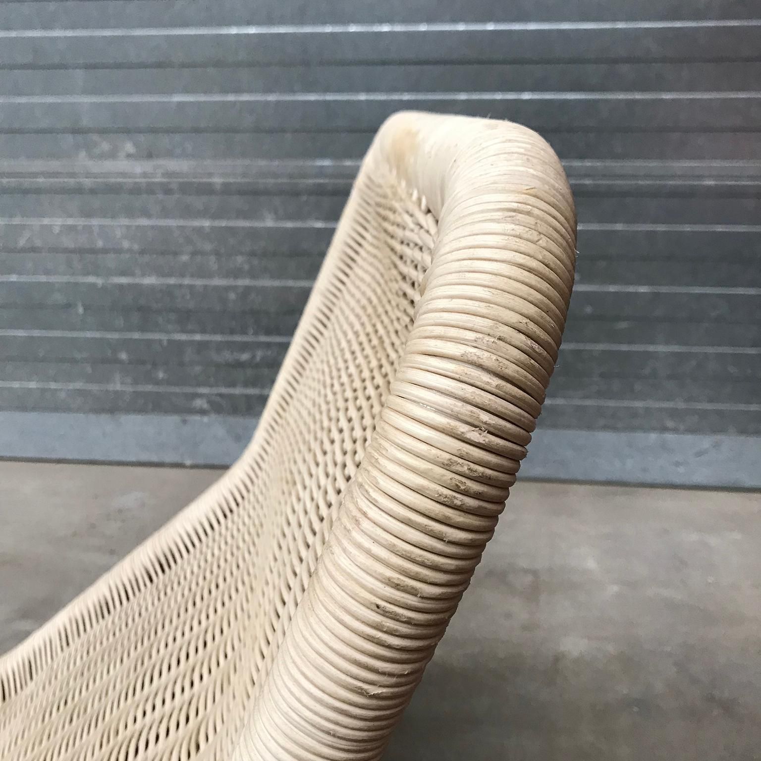 Furniture 1968, Antti Nurmesniemi, For Tecta Germany, Plastic Wicker Lounge Chair F10 photo