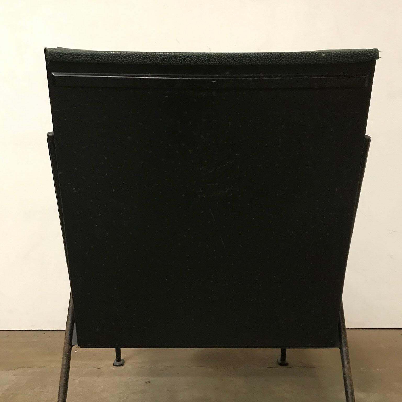 1959, Wim Rietveld For Ahrend De Cirkel, Oase Chair Original Green Leatherette photo buy