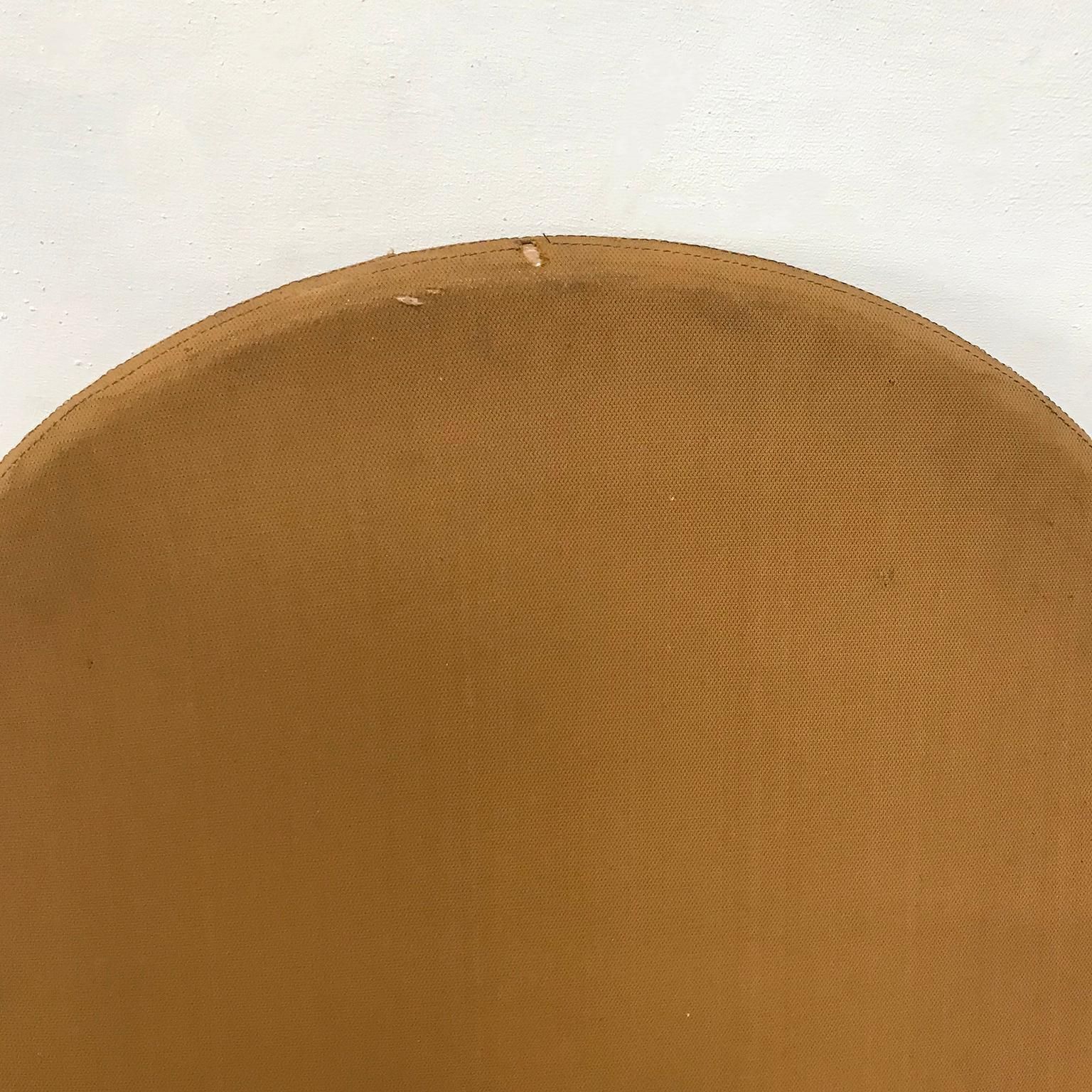 photo vintage 1973, Verner Panton For Rosenthal, 1 2 3 Serie, Rare Chaise Longue, Ochre Fabric