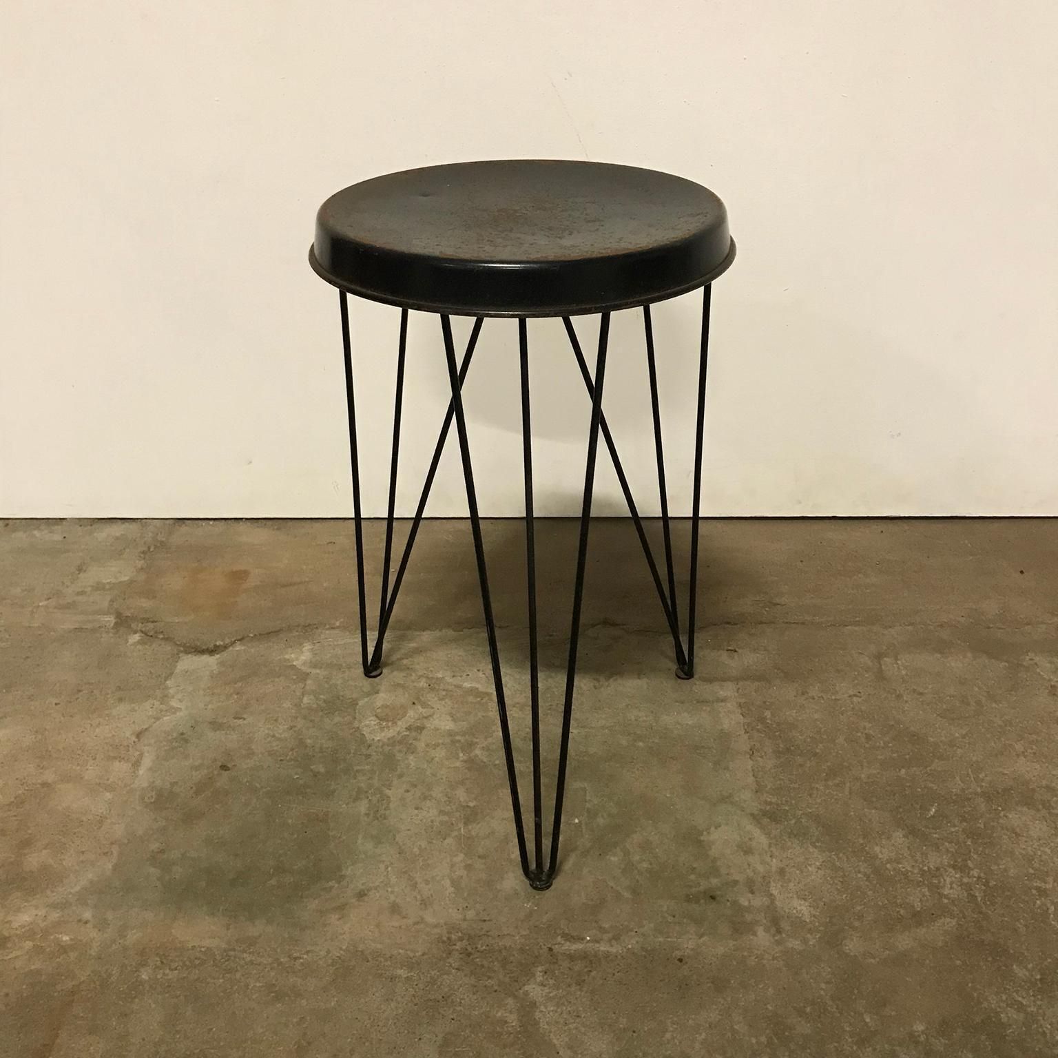 1966, Tjerk Reijenga For Tomado / Pilastro, Zwanenburg, Holland, Stool In Black photo furniture