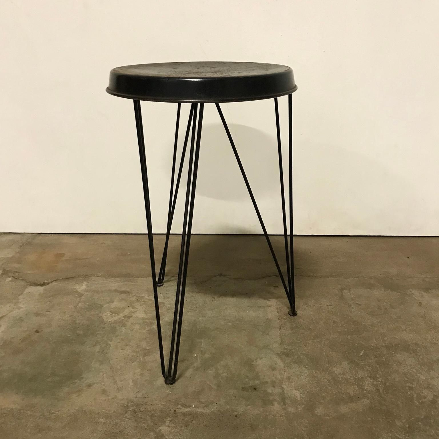 1966, Tjerk Reijenga For Tomado / Pilastro, Zwanenburg, Holland, Stool In Black photo Furniture
