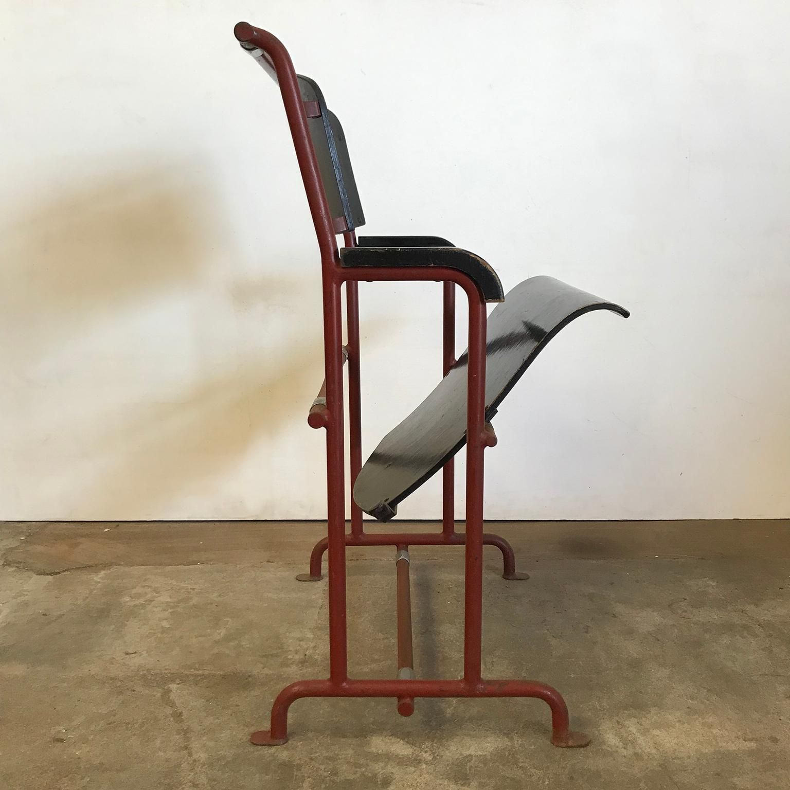 photo vinterior 1932, Gerrit Rietveld / Ing. Mertens For Hopmi Factory, In Black Painted Plywood