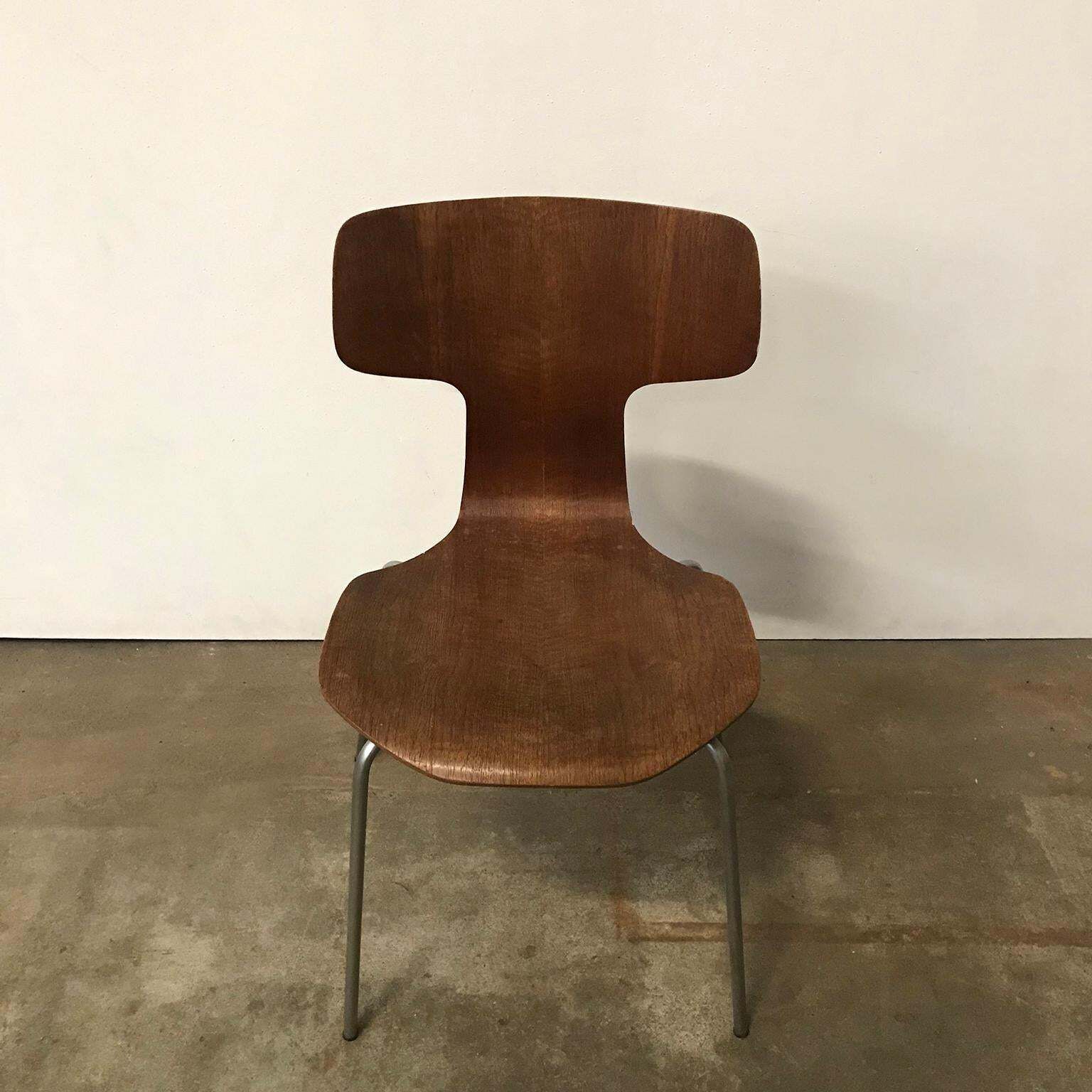 1955, Arne Jacobsen For Fritz Hansen, Original, Rare, Chair 3103 With Grey Base photo buy