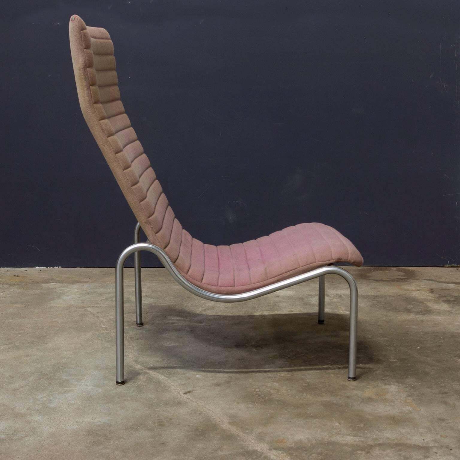 1968, Kho Liang Ie For Stabin Holland, Rare Pink Fabric 704 High Lounge Chair photo furniture