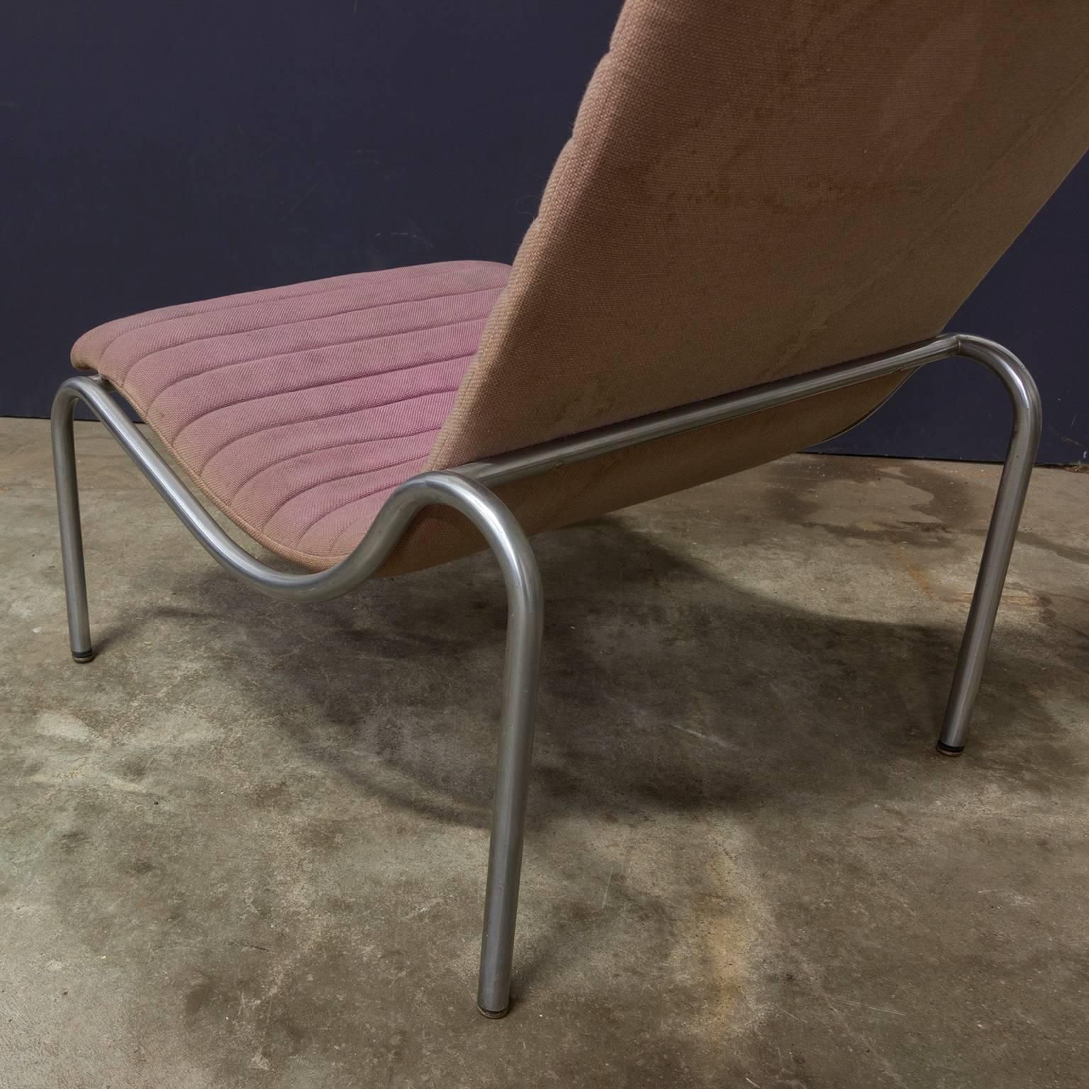 1968, Kho Liang Ie For Stabin Holland, Rare Pink Fabric 704 High Lounge Chair photo buy
