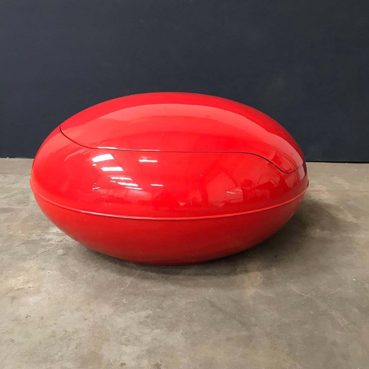 photo for sale Peter Ghyczy For Ghyczy Design, Red Garden Egg Or Senftenberg Egg, 1968