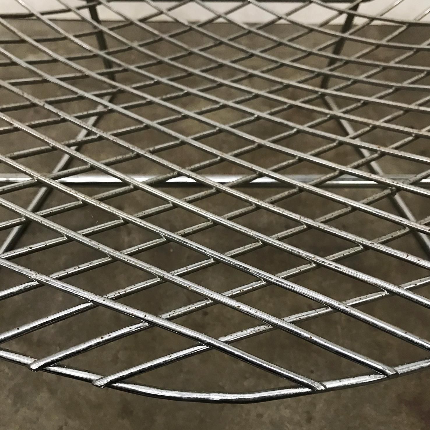 1578.0 1955, Harry Bertoia For Knoll International, Wide, Large, Chrome, Diamond Chair photo