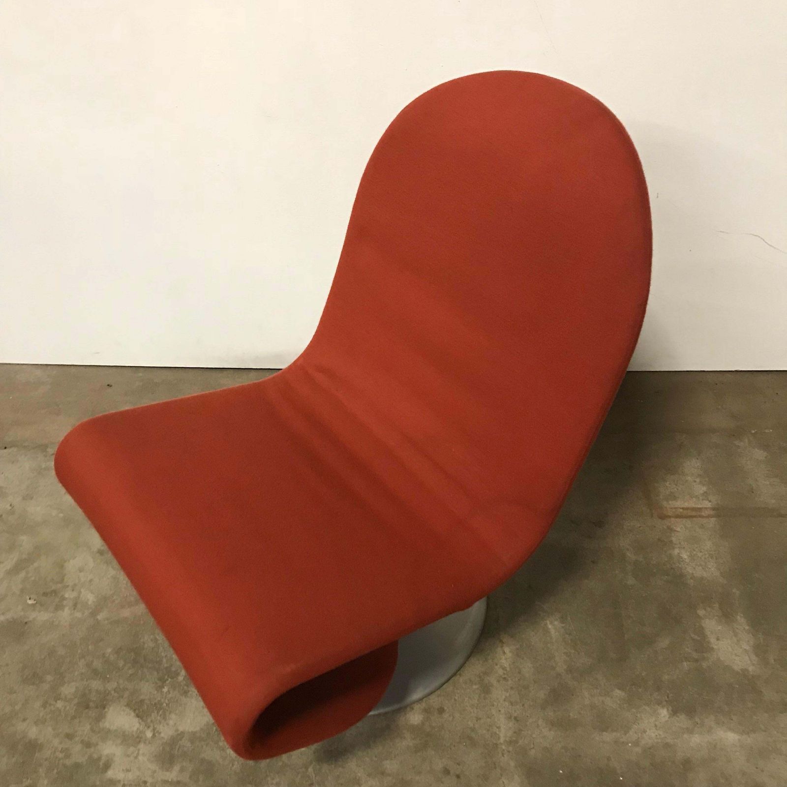 1973, Verner Panton, 1 2 3 Serie Easy Chair In Original First Fabric photo vintage