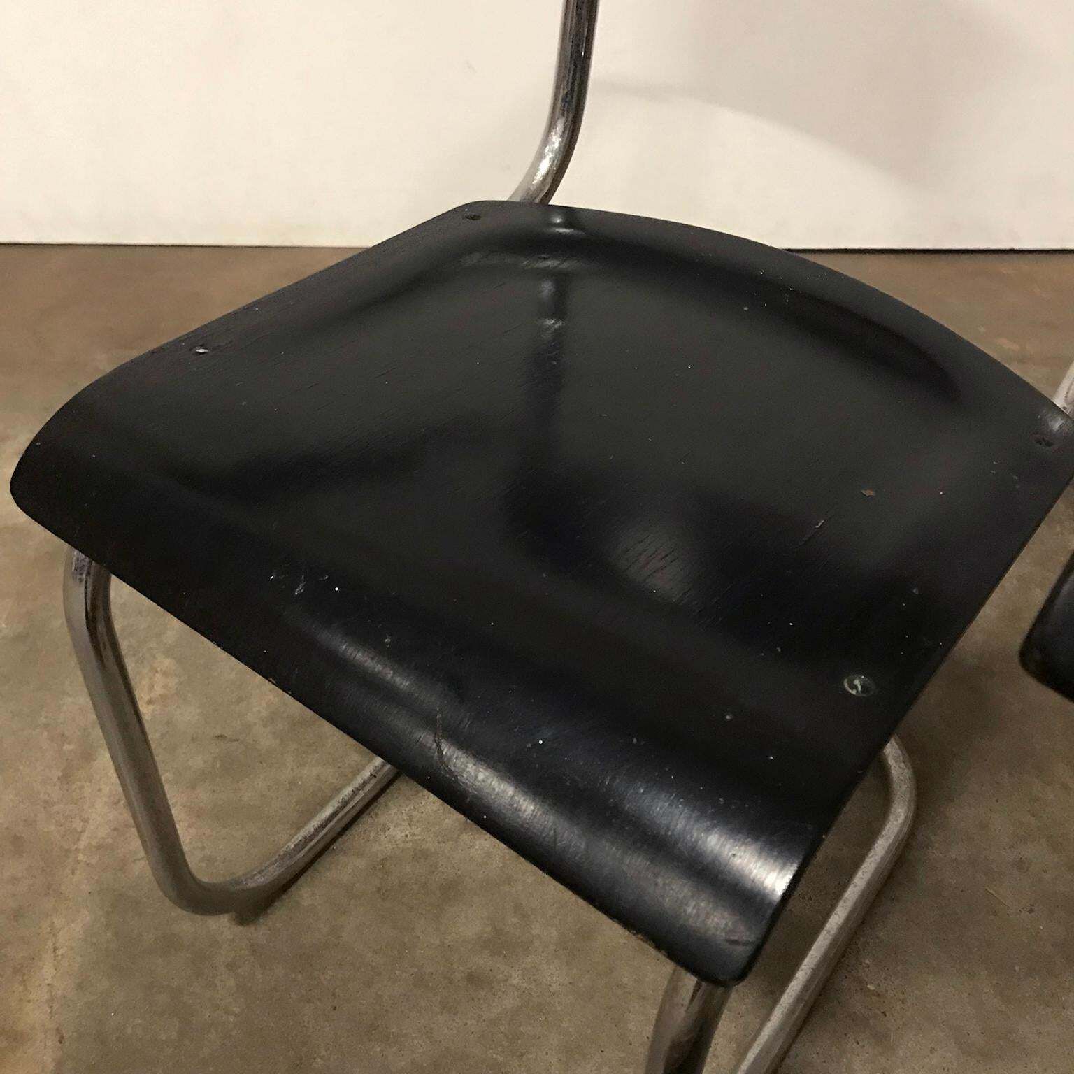 photo buy 1931, Mart Stam For Thonet, Black Wooden S43f