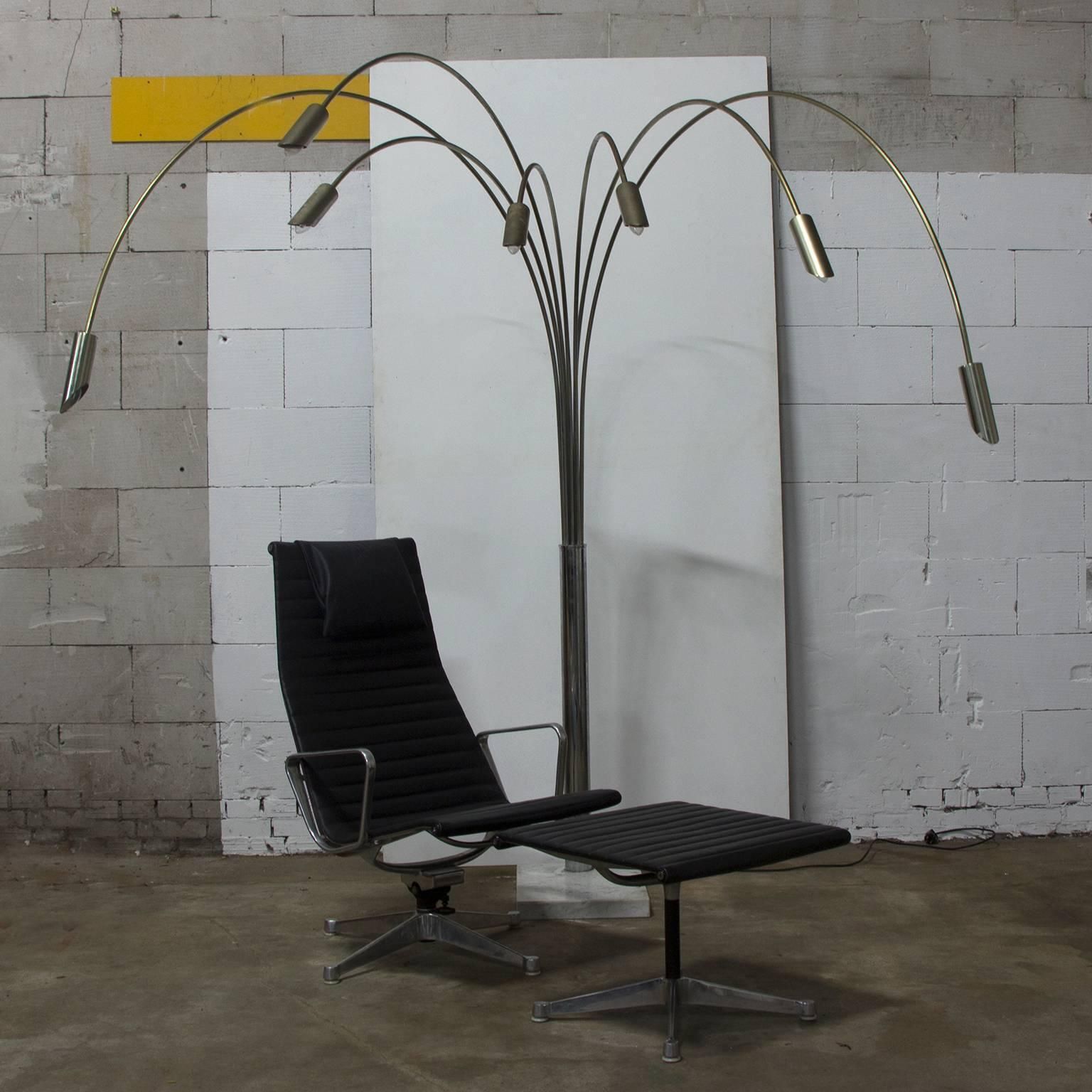 High Monumental Adjustable 1950s Or 1960s Floor Lamp, In  Angelo Leli Style photo furniture