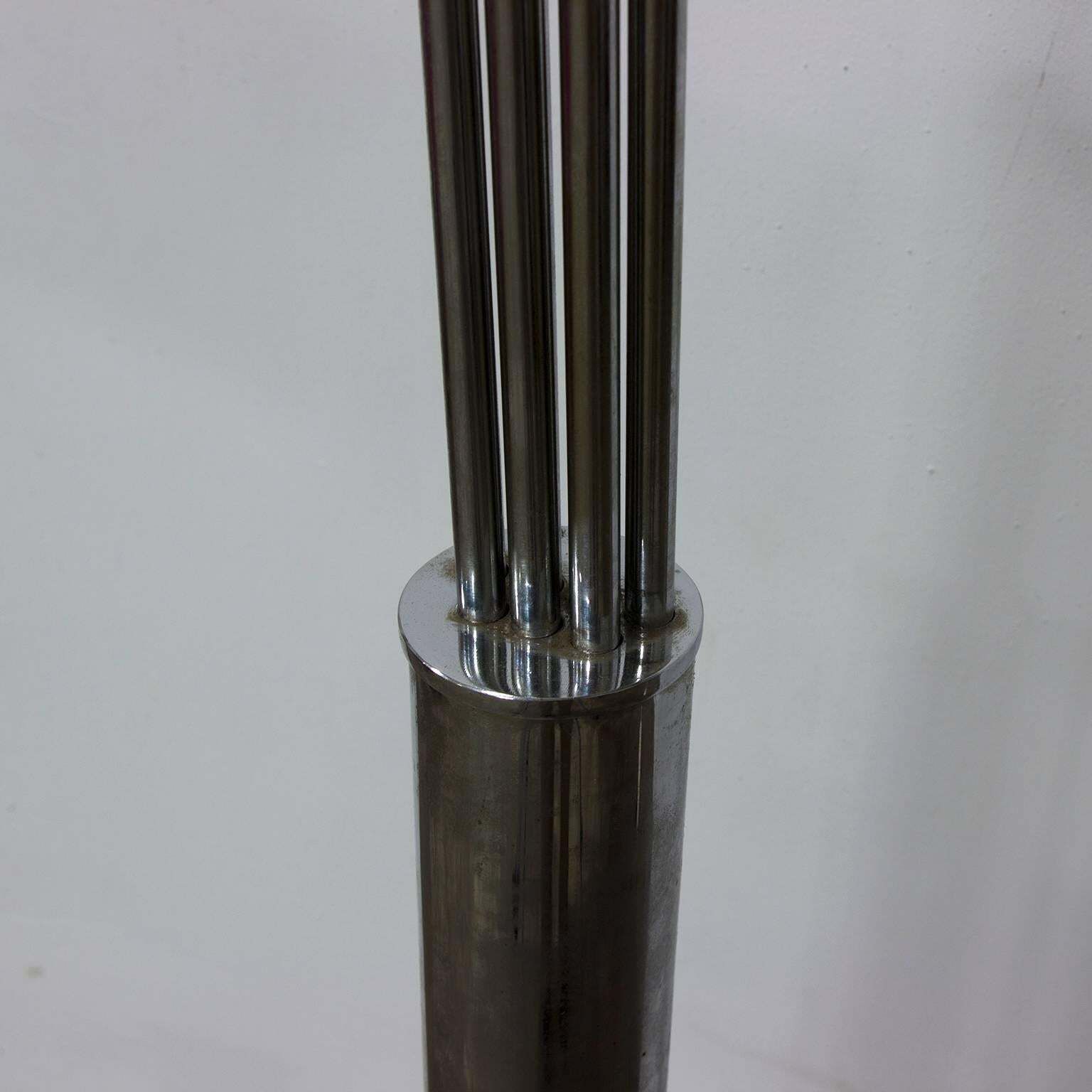 High Monumental Adjustable 1950s Or 1960s Floor Lamp, In  Angelo Leli Style photo vinterior