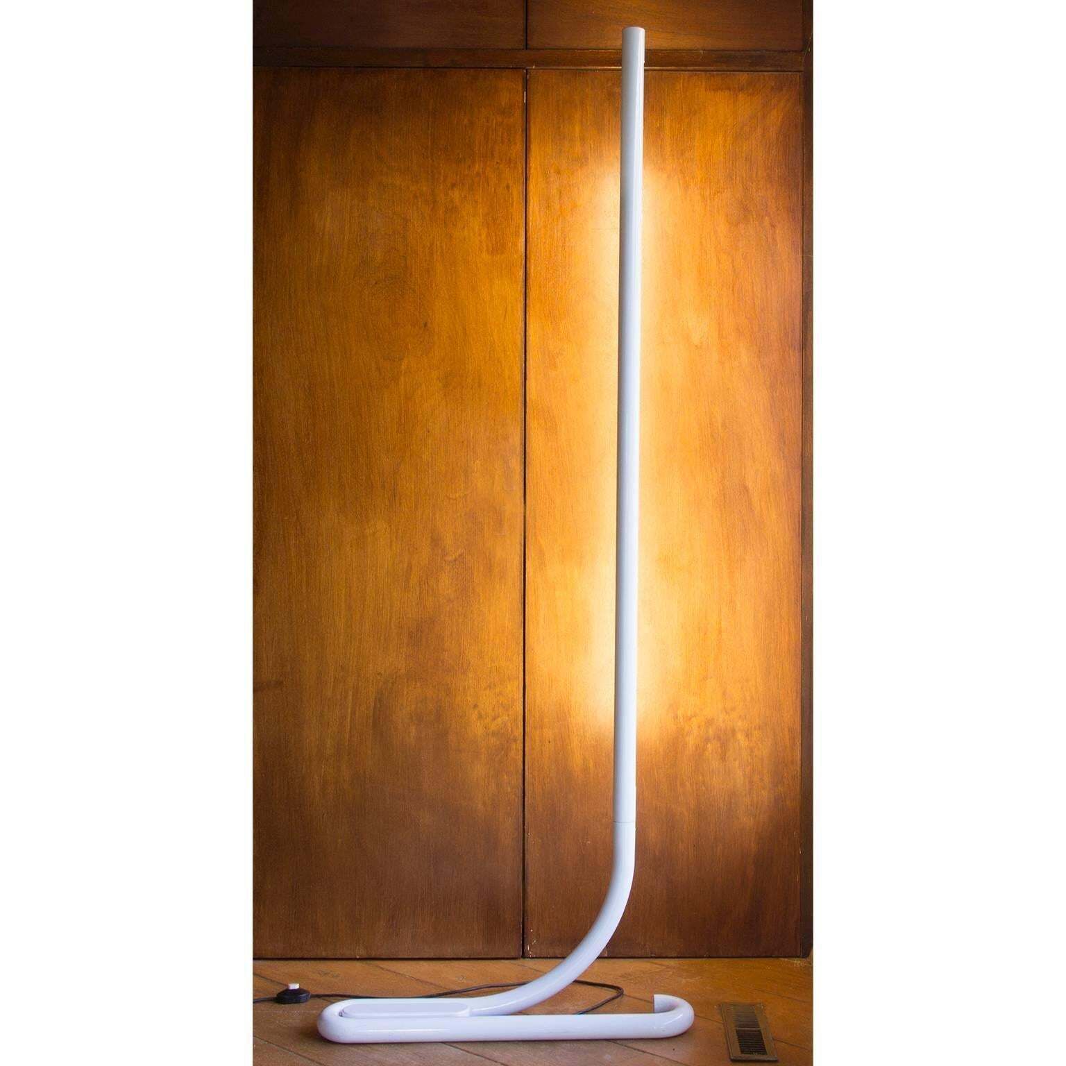 1972, Aldo Van Den Nieuwelaar, Early White Tc2 Floor Lamp For Artimeta photo furniture