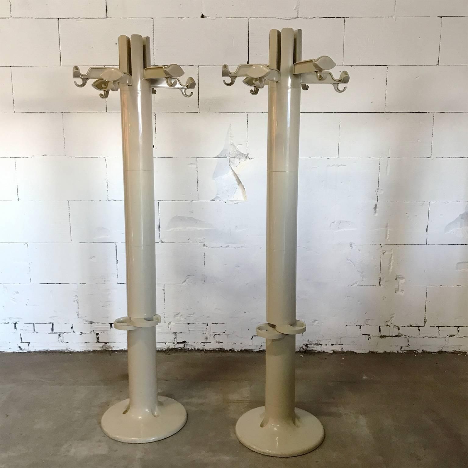 1972, Giancarlo Piretti For Castelli, Iconic "Planta" Abs Coat Stand photo for sale
