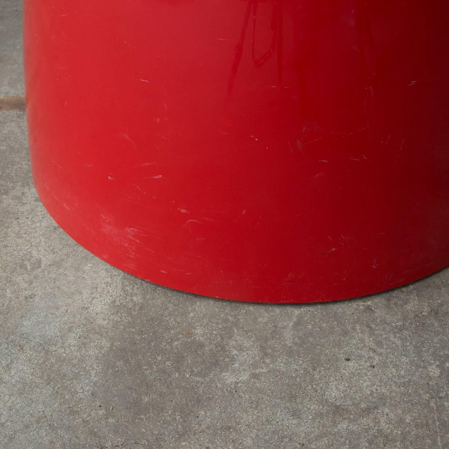1966, Emma Gismondi Schweinberger For Artemide, Red Dedalo Umbrella Stand photo buy