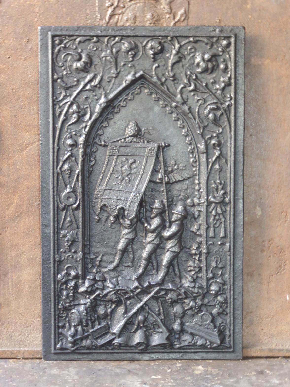 German Napoleon III Style 'Coat Of Arms' Fireback / Backsplash photo furniture