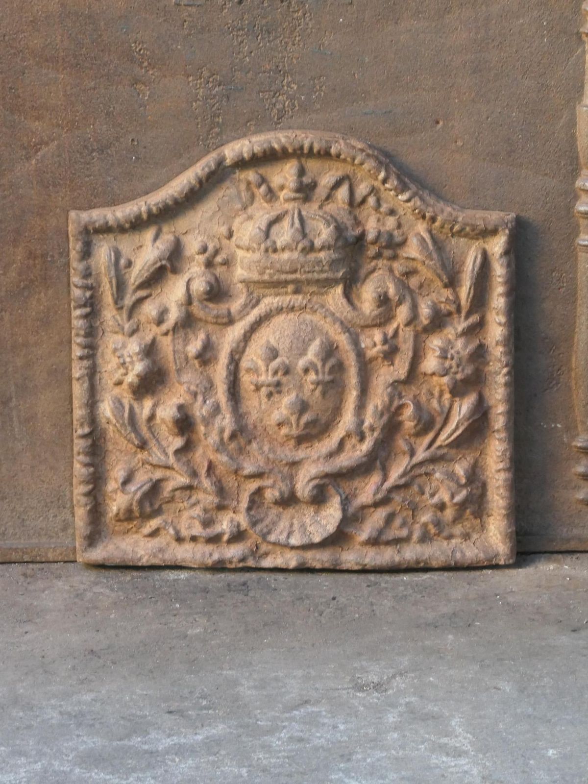 French Louis Napoleon III Style 'Arms Of France' Fireback / Backsplash photo Home Fixtures