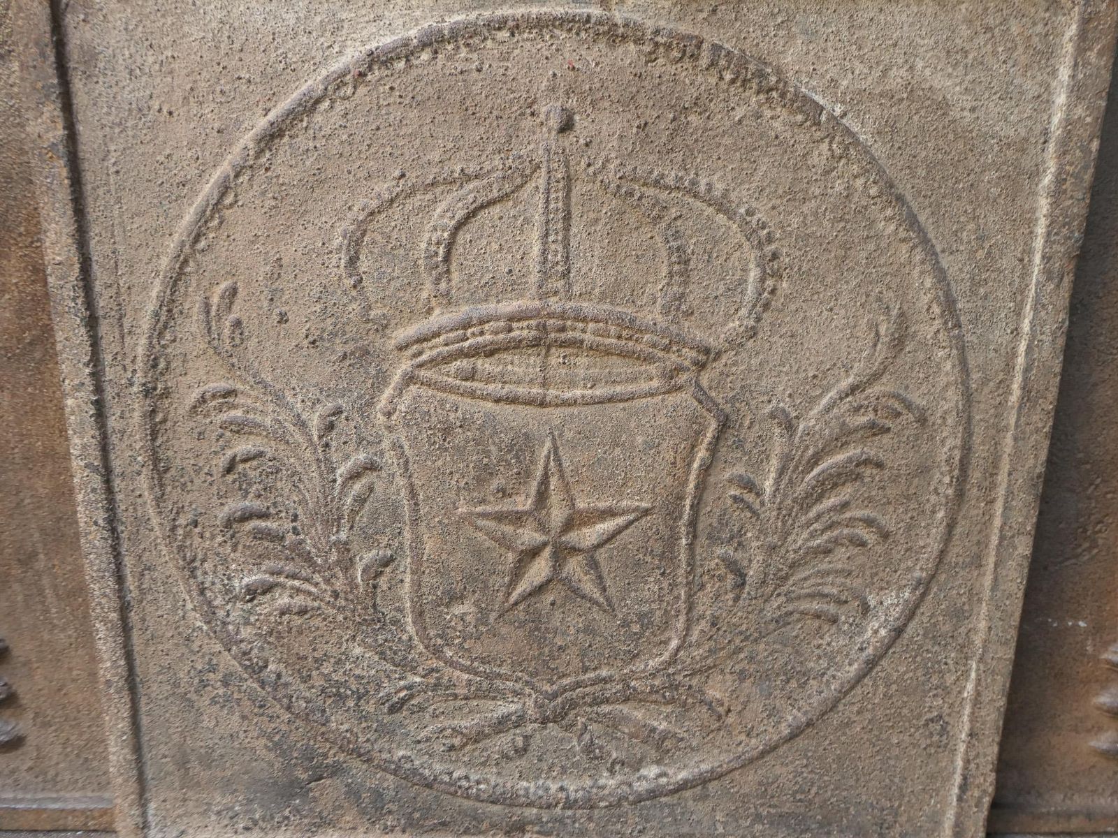 photo for sale French Napoleon III Period 'Arms Of France' Fireback / Backsplash