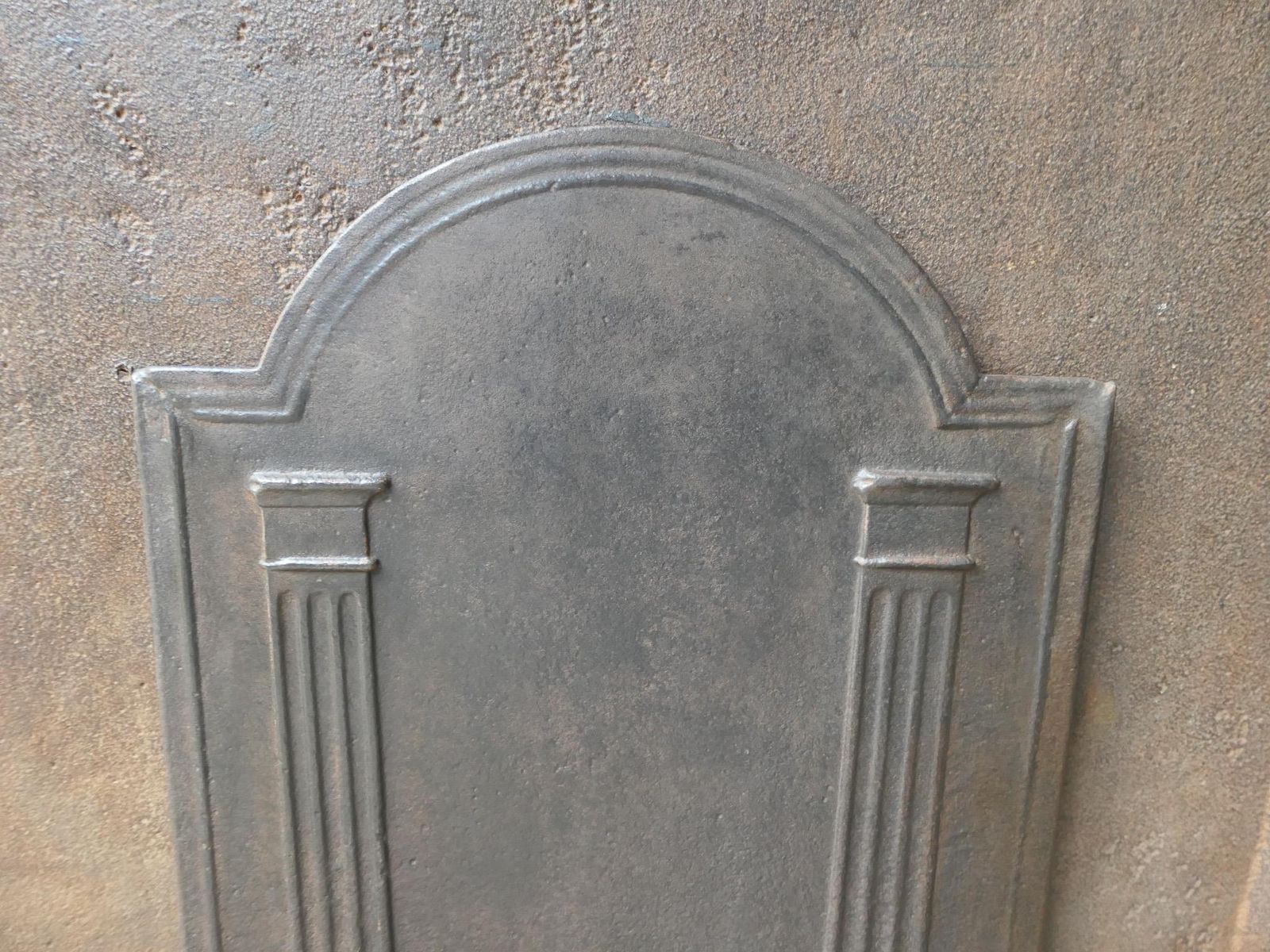 Antique French 'Pillars Of Freedom' Fireback / Backsplash, 18th   19th C. photo buy