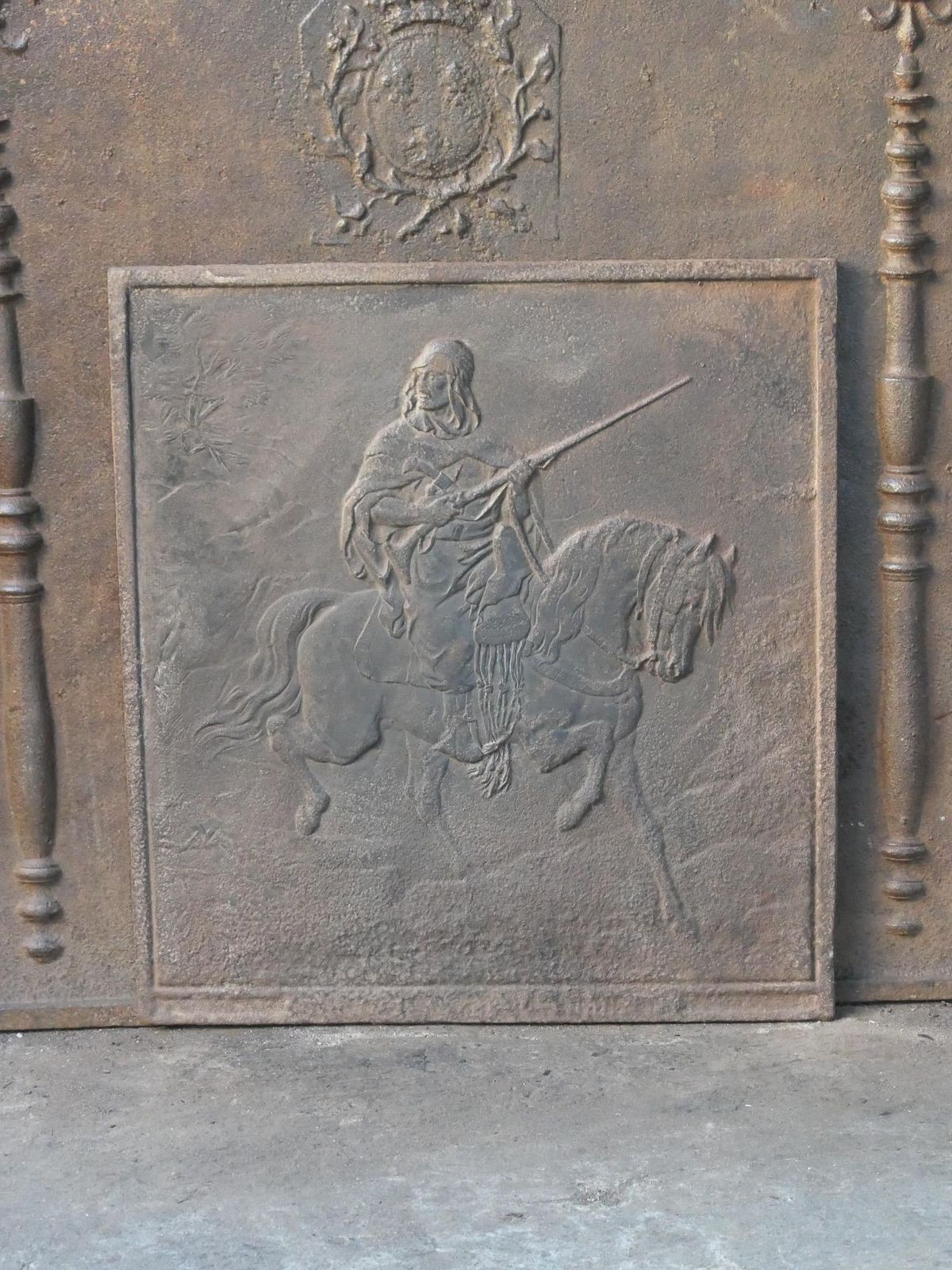 French Fireback / Backsplash With Lawrence Of Arabia photo furniture