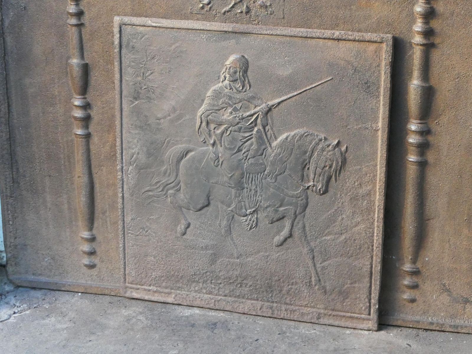 French Fireback / Backsplash With Lawrence Of Arabia photo vinterior